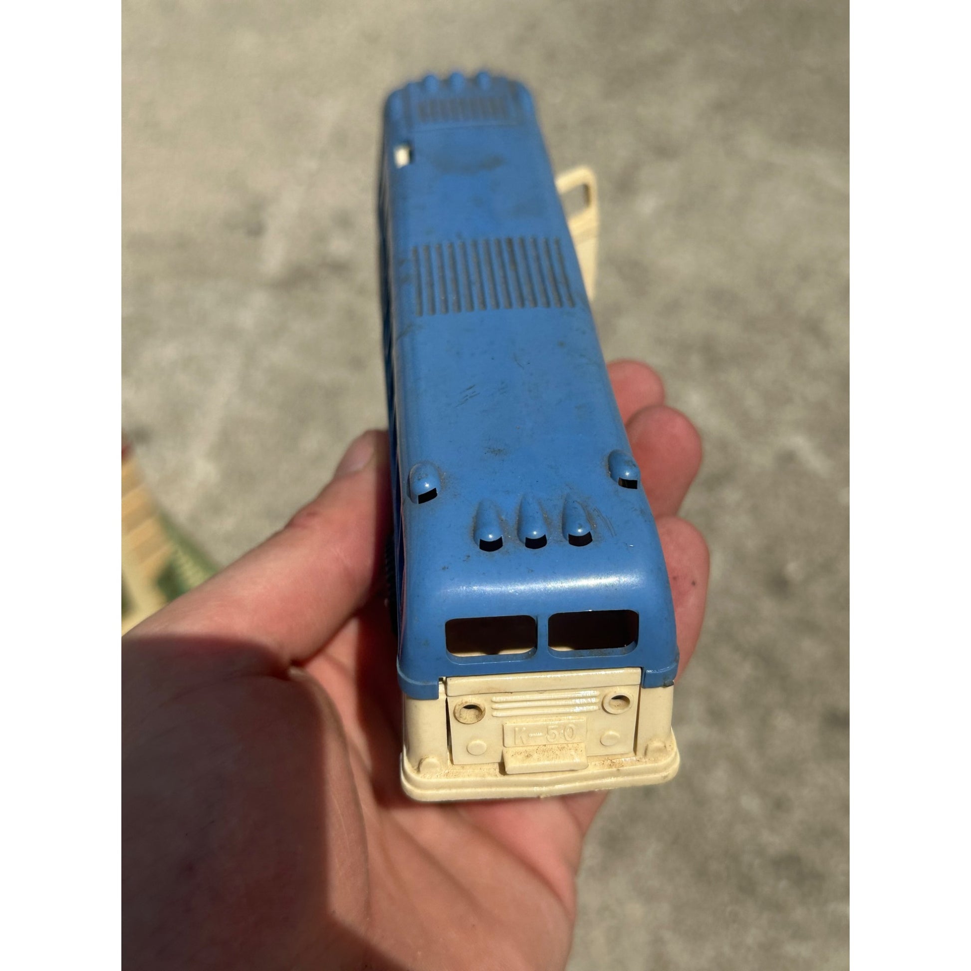 Vintage 1950s Keystone Bus Terminal Toy Playset w/ Greyhound Buses