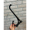 Antique Cast Iron Harness Saddle Hook Horse Barn tack 12" long
