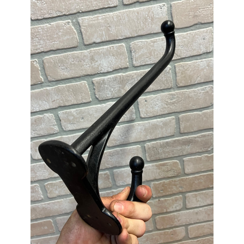 Antique Cast Iron Harness Saddle Hook Horse Barn tack 12" long