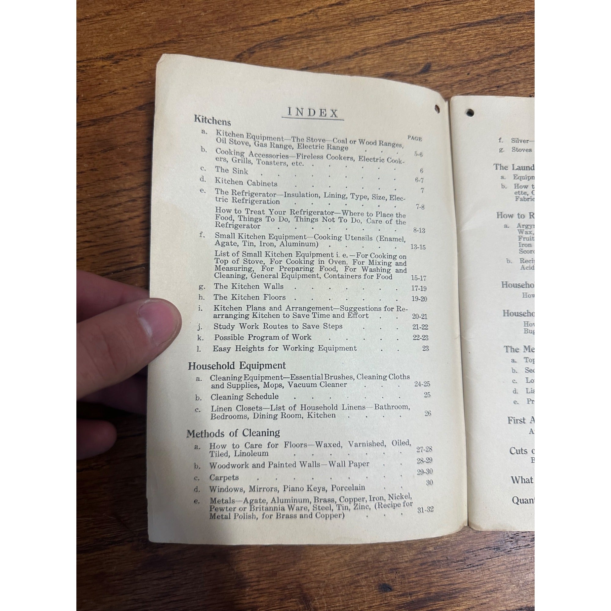 Vintage 1920s Rumford Baking Powder Book On Home Management Advertising