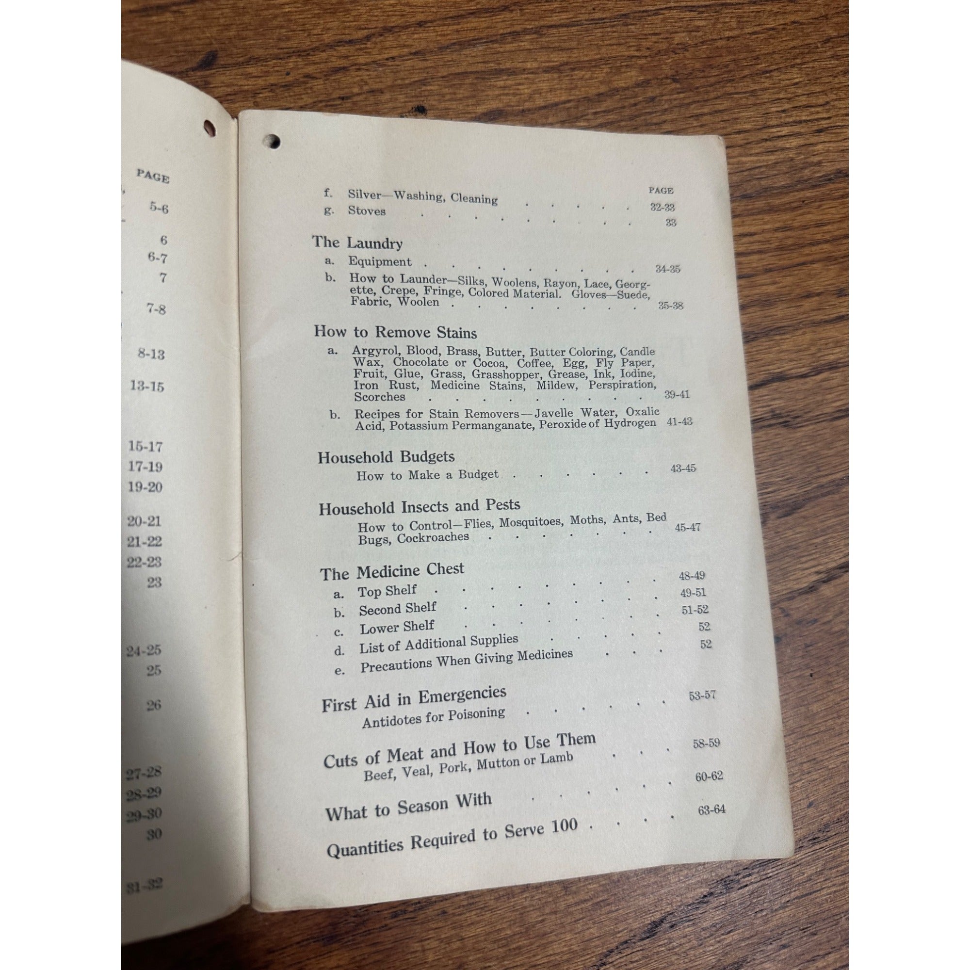 Vintage 1920s Rumford Baking Powder Book On Home Management Advertising