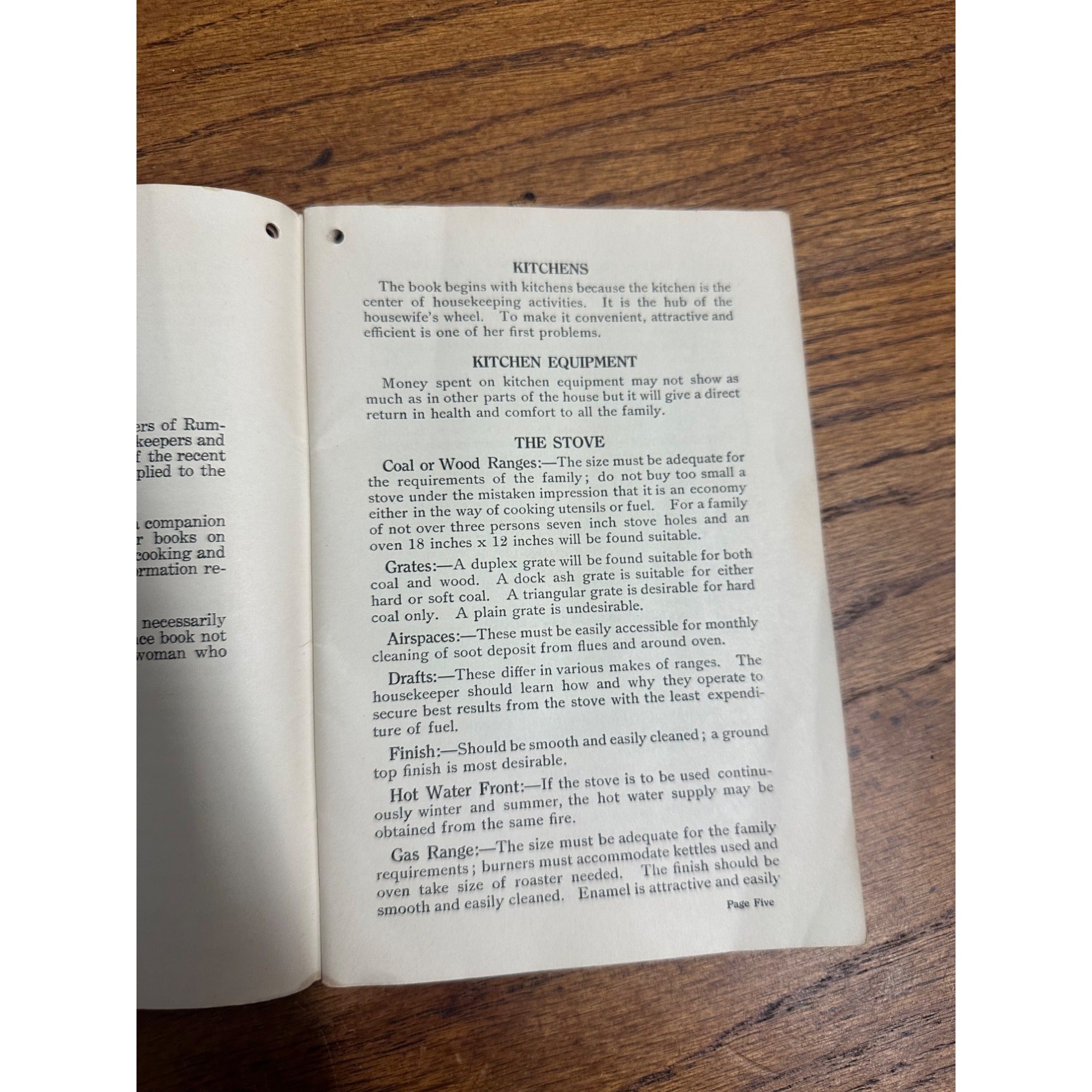 Vintage 1920s Rumford Baking Powder Book On Home Management Advertising