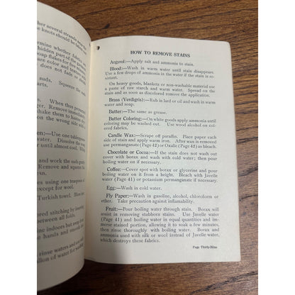 Vintage 1920s Rumford Baking Powder Book On Home Management Advertising