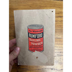 Vintage 1920s Rumford Baking Powder Book On Home Management Advertising