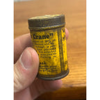 Vintage John Crane Metallic Water Pump Packing Advertising Tin Tube Can