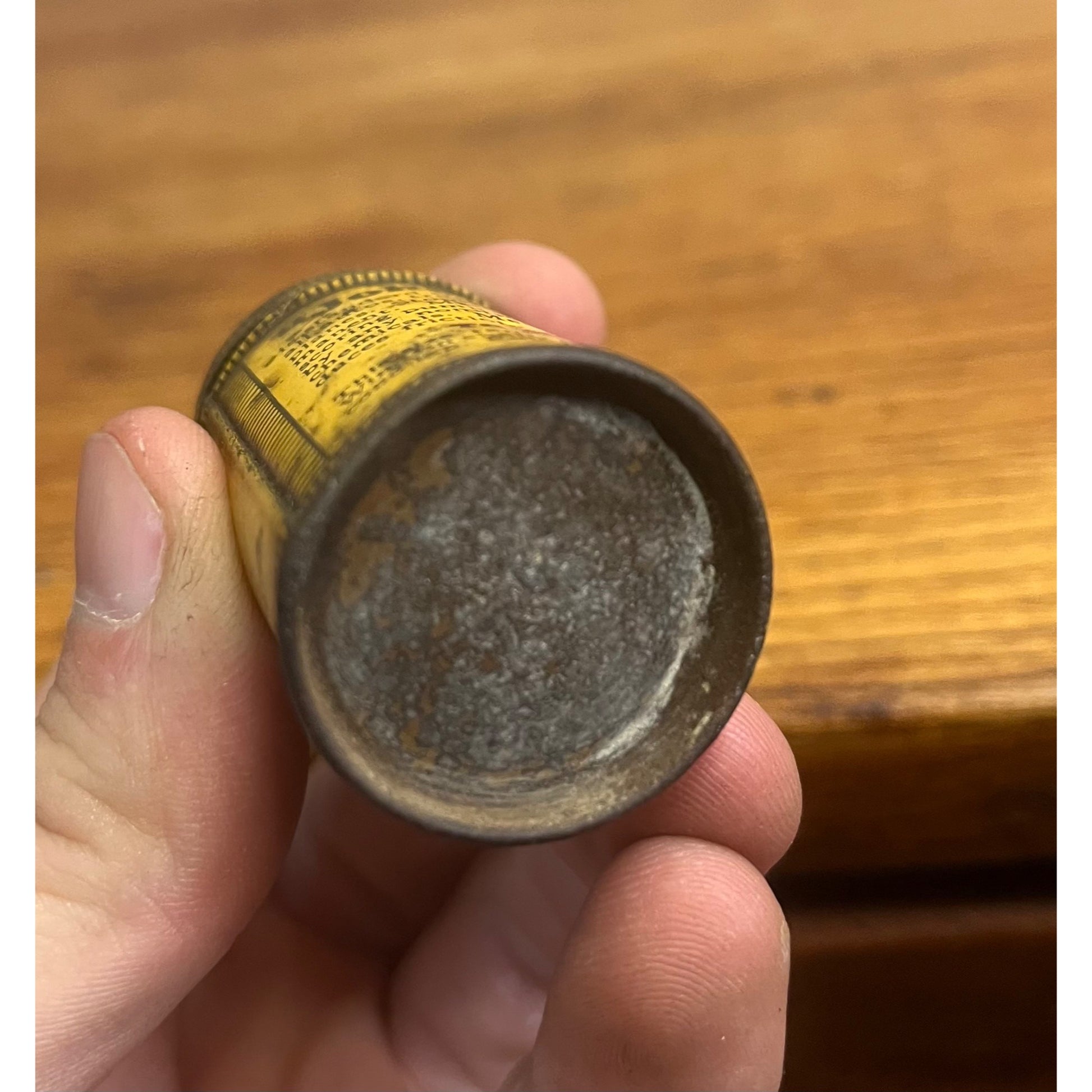 Vintage John Crane Metallic Water Pump Packing Advertising Tin Tube Can