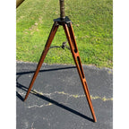 Antique c1890s Edwardian Brass Astronomical Terrestrial Telescope & Tripod Stand Bausch & Lomb