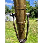 Antique c1890s Edwardian Brass Astronomical Terrestrial Telescope & Tripod Stand Bausch & Lomb