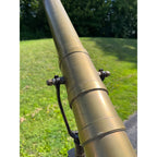 Antique c1890s Edwardian Brass Astronomical Terrestrial Telescope & Tripod Stand Bausch & Lomb