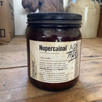 Vintage Nupercainal Anesthetic Ointment Amber Glass Pharmacy Jar 1 Lb Ciba