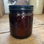 Vintage Nupercainal Anesthetic Ointment Amber Glass Pharmacy Jar 1 Lb Ciba