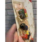 Vintage 1950s Golden Dots Roll-A-Word Dice Game Store Display Advertising Sign