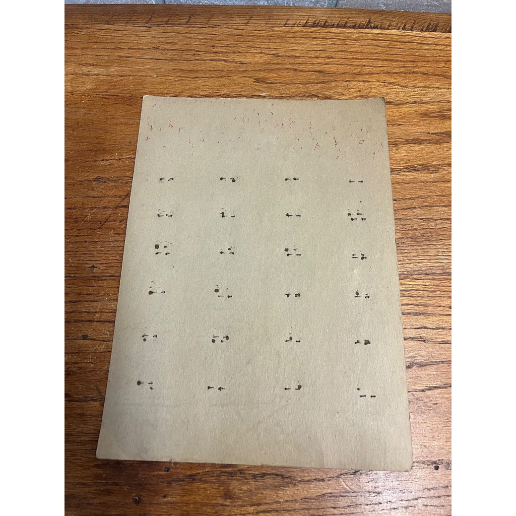 Vintage 1950s Golden Dots Roll-A-Word Dice Game Store Display Advertising Sign