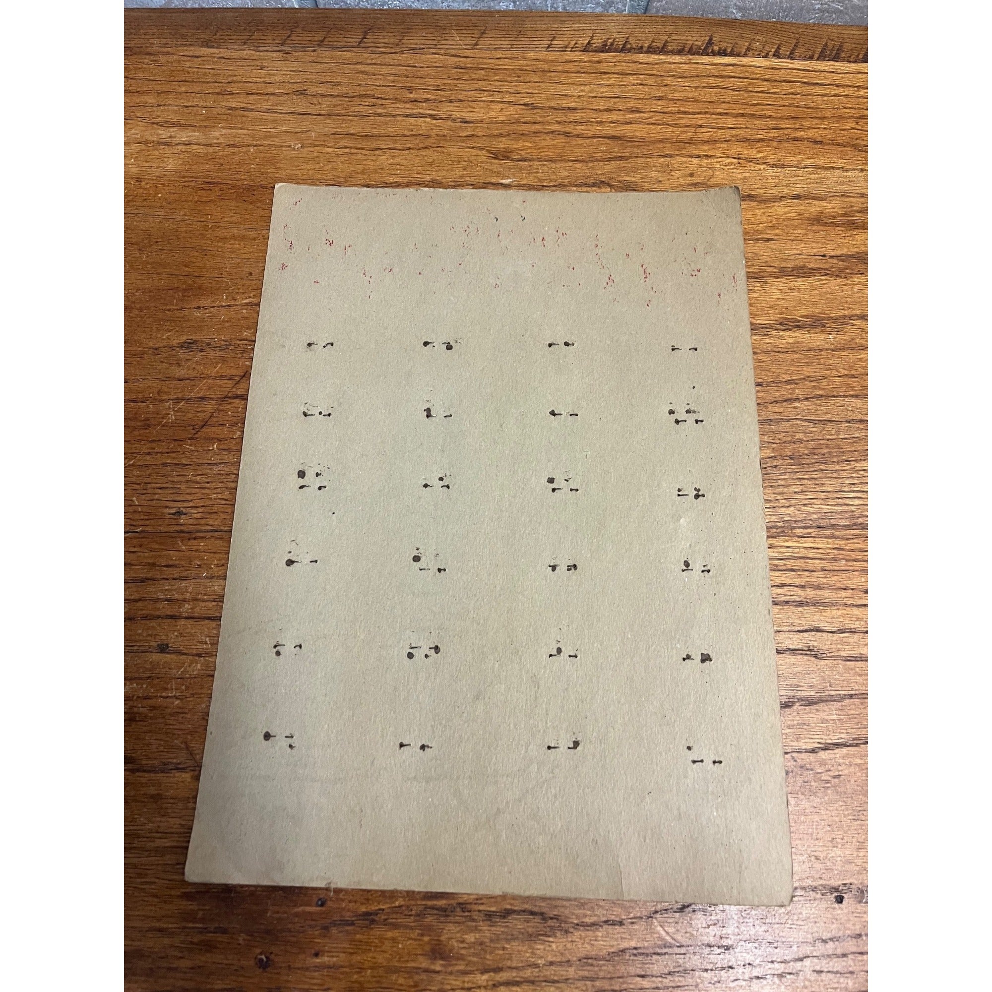 Vintage 1950s Golden Dots Roll-A-Word Dice Game Store Display Advertising Sign
