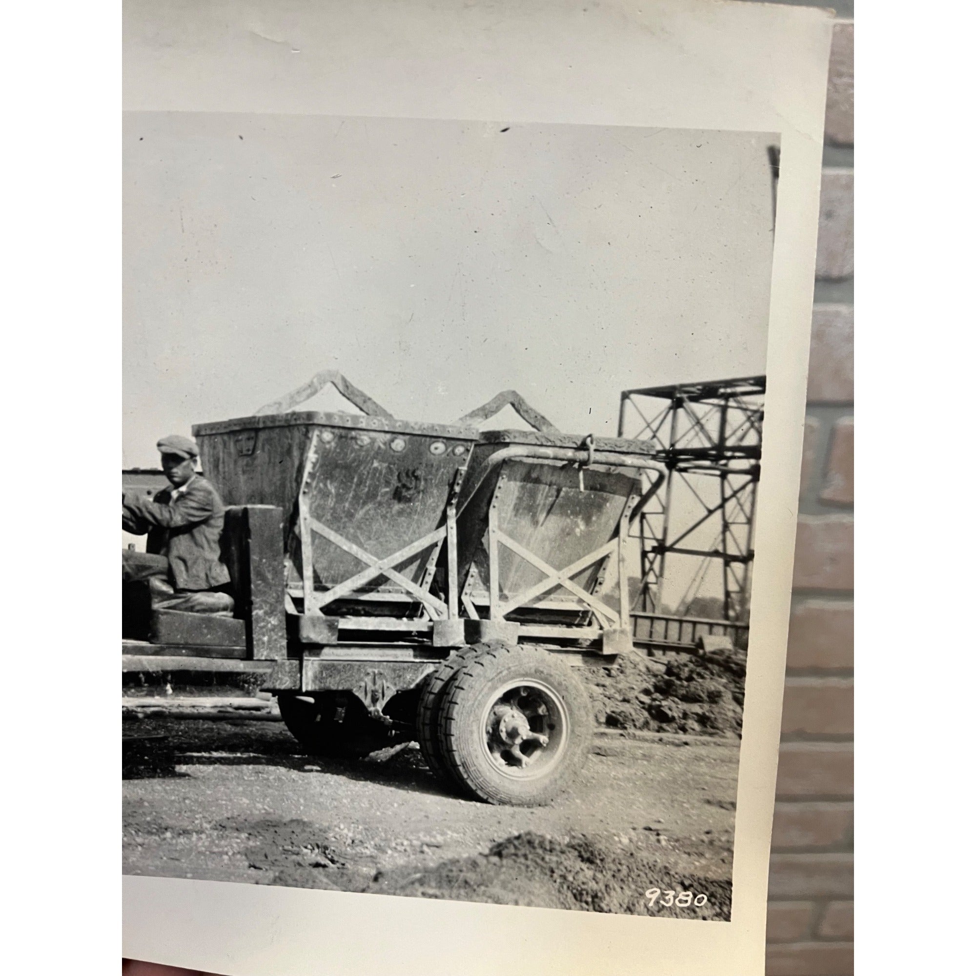 Vintage Original 1920s Mack Truck Promo Factory Photo Industrial Transport Truck