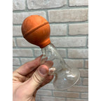 Vintage 1950s Glass Breast Pump Medical Device Instrument Feminine Hygiene