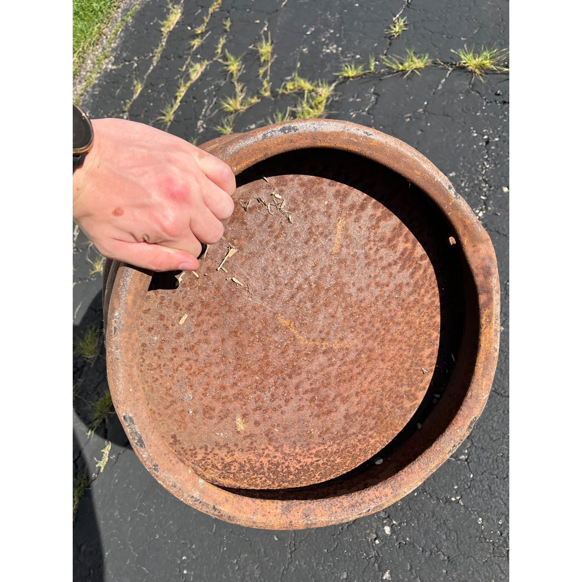 Vintage Rice Lake Wisconsin Brewing Co. Steel Keg Half Barrel - Breunig's Beer