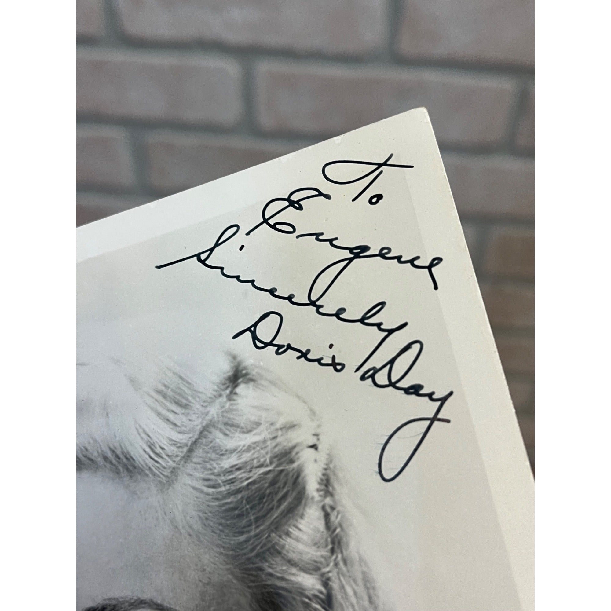 Doris Day Original Signed Autograph 5" X 7" Photo Photograph with Envelope