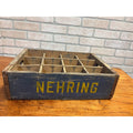 SCARCE Vintage H. Nehring's Soda Pop Beverages Crate Fond du Lac Wis Wisconsin