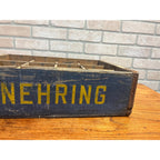 SCARCE Vintage H. Nehring's Soda Pop Beverages Crate Fond du Lac Wis Wisconsin
