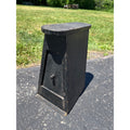 Antique Primitive Folk Art Shoe Cobbler Jack Stand Storage Box Arts & Crafts