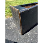 Antique Primitive Folk Art Shoe Cobbler Jack Stand Storage Box Arts & Crafts