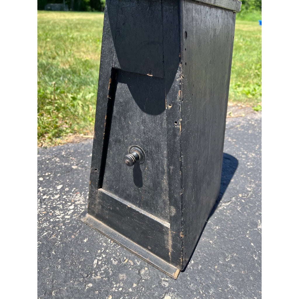 Antique Primitive Folk Art Shoe Cobbler Jack Stand Storage Box Arts & Crafts