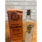 Vintage Quackery Dr. Thacher's Liver & Blood Syrup With Box Bottle Pharmacy