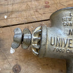 Antique L.F.&C. Universal No. 1 Food Chopper Meat Grinder Hand Crank Clamp USA