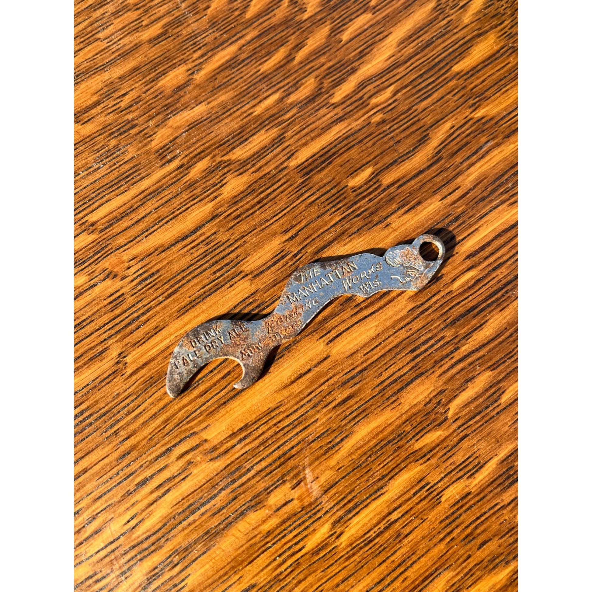 Vintage 1930s Manhattan Bottling Works Milwaukee Wis Lady Risque Bottle Opener