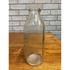 Vintage Luxerin Farm Dairy Quart Milk Bottle Fond du Lac Wis Wisconsin