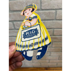 Early 1900's Little Girl Mechanical Paper Walking Doll R & G Corsets JB Carroll