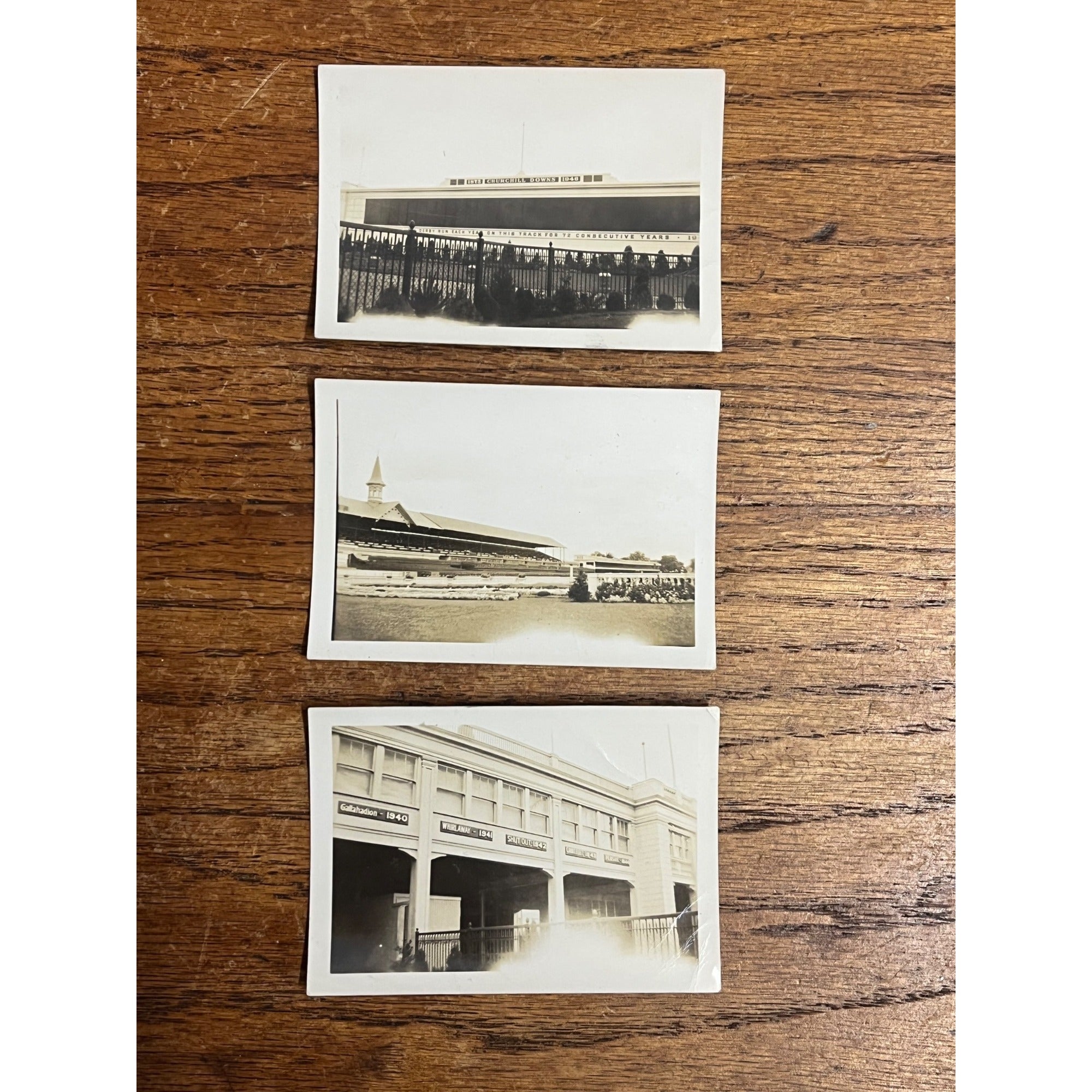 Lot of Original 1946 Churchill Downs Kentucky Derby Photos WWII Era
