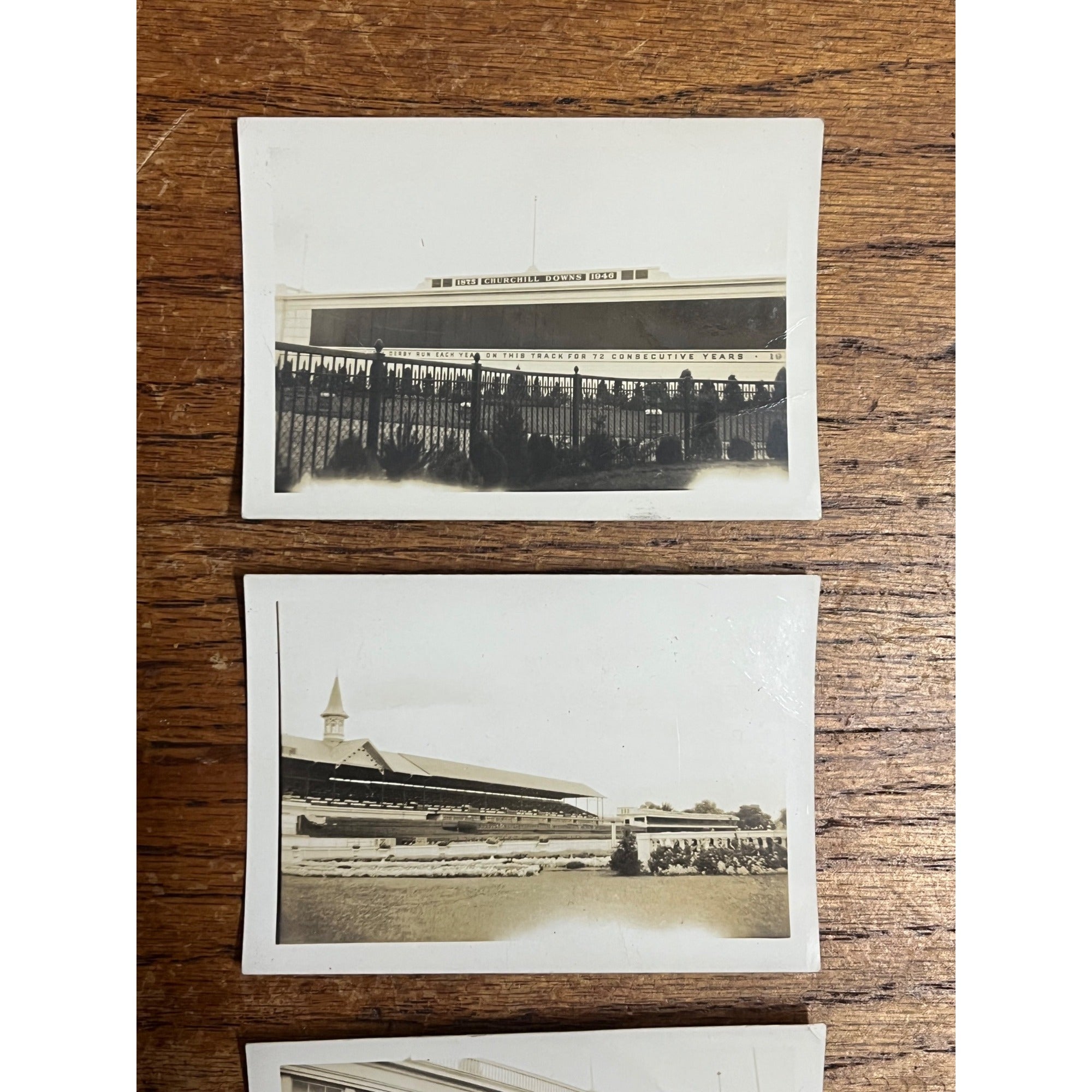Lot of Original 1946 Churchill Downs Kentucky Derby Photos WWII Era