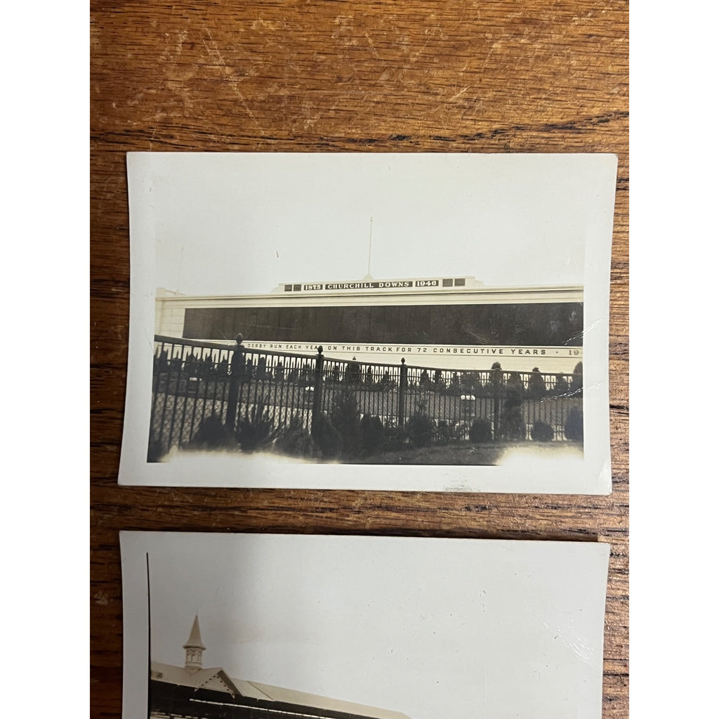 Lot of Original 1946 Churchill Downs Kentucky Derby Photos WWII Era