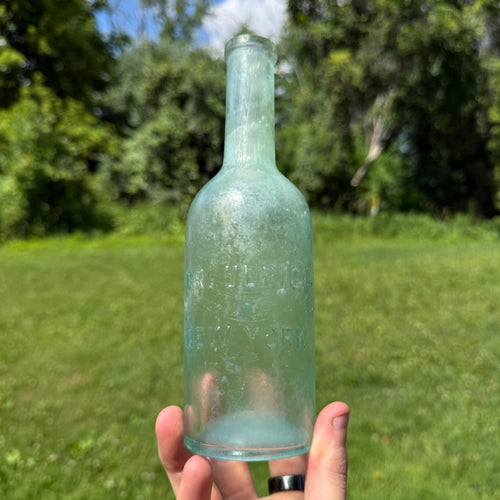 Antique 1870s Dr Ulrici Aqua Drug Druggist Medicine Bottle New York
