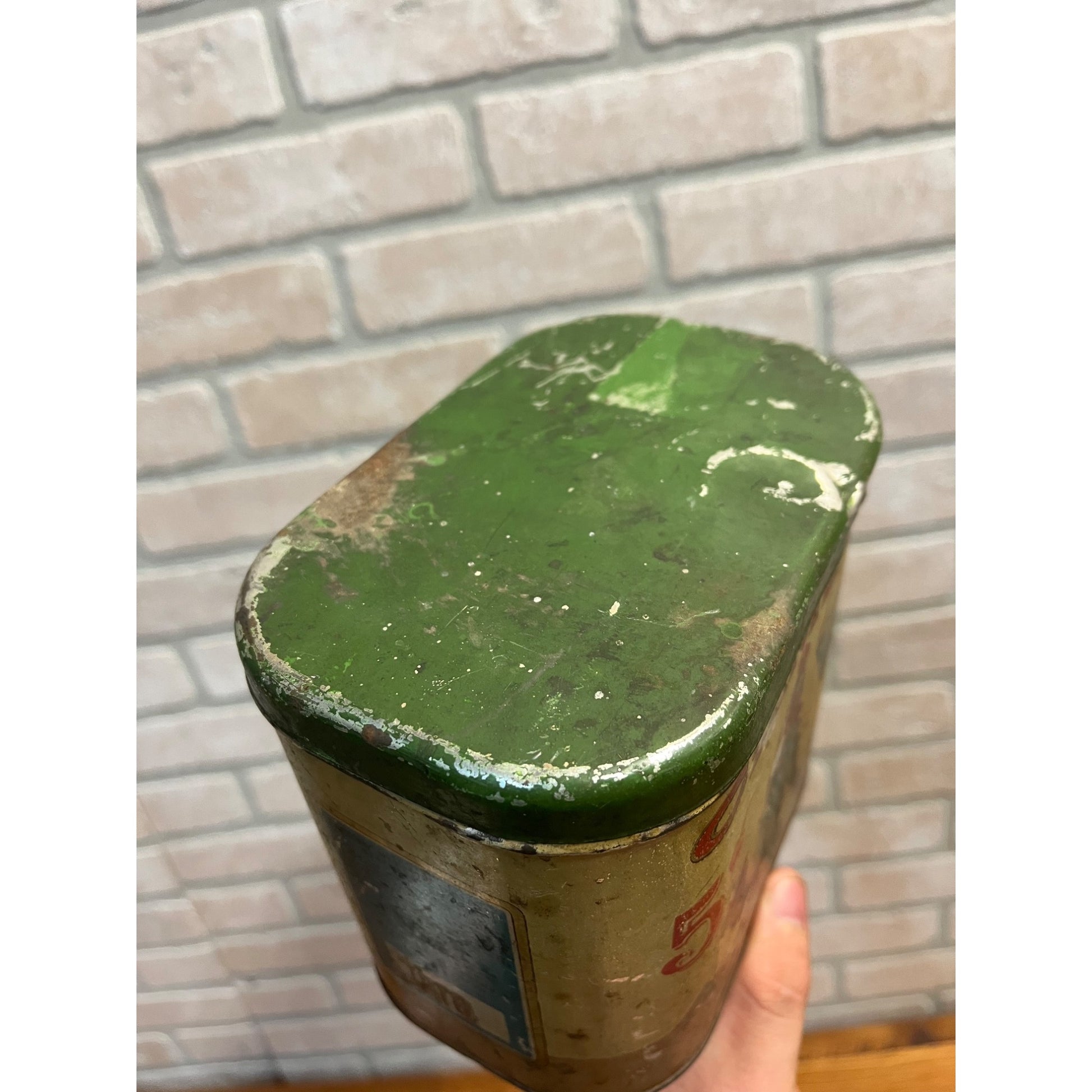 Vintage 1930s Camel Brand Cigars Tobacco Tin Can Advertising Ohio