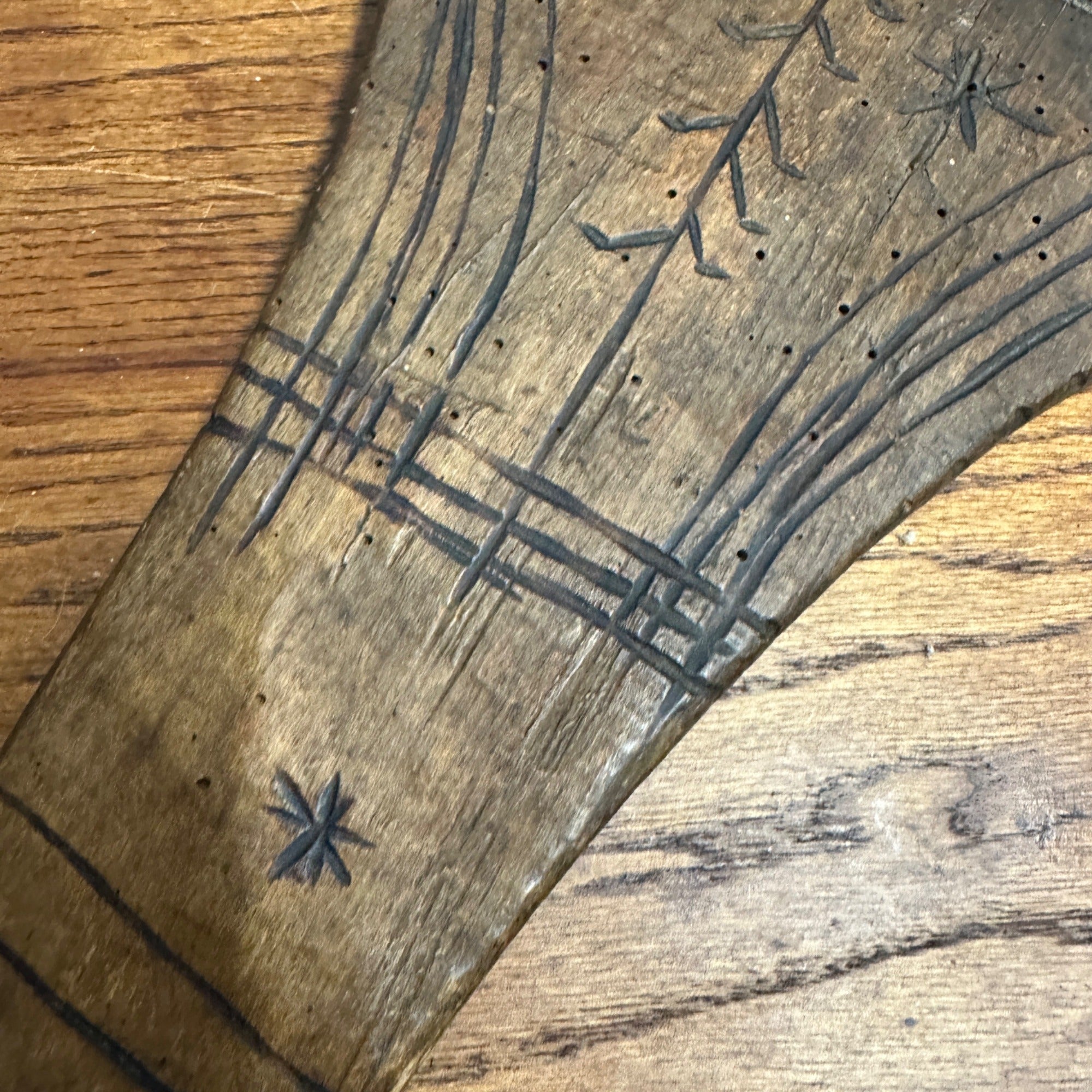 Antique Primitive Farm Flax Hatchel Hackle Folk Art Americana Farmhouse 1800s 19th Century