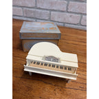 Vintage 1930's  Bouton Novelty Wood Piano Mini Perfumes w/ Orig. Box
