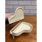 Vintage 1930's  Bouton Novelty Wood Piano Mini Perfumes w/ Orig. Box