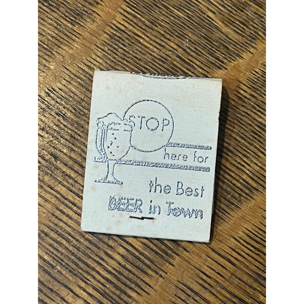 VINTAGE Matchbook Advertising Downtown Bar Bob & Bev Gradel - Beaver Dam, Wis.