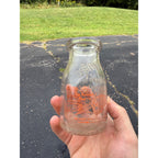 Vintage ACl Wern Farms Waukesha Half Pint Dairy Milk Bottle