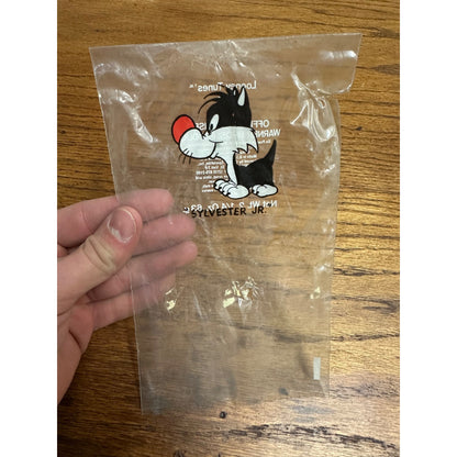 Vintage 1977 Looney Tunes Warner Bros Candy Wrapper Retro Bag Sylvester Jr