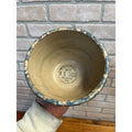 Vintage W.G. Crass General Store Red Wing Spongeware Mixing Bowl Fillmore Wis WI