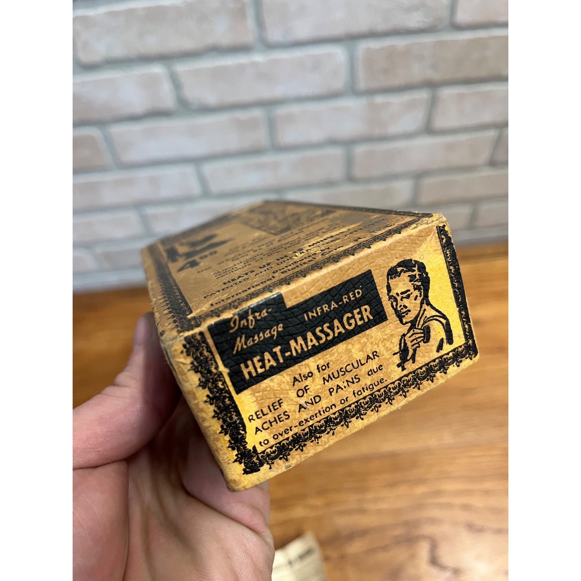 Vintage 1940s INFRA-RED Heat Massager w/ Original Box Facial International Biotical