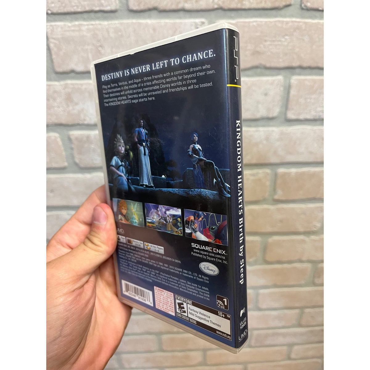 Kingdom Hearts: Birth by Sleep (Sony PSP, 2010) CIB Tested Working
