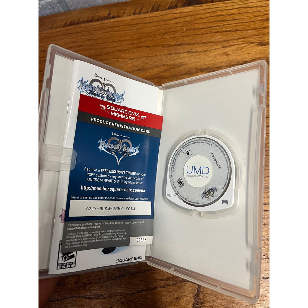 Kingdom Hearts: Birth by Sleep (Sony PSP, 2010) CIB Tested Working