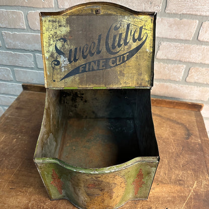 Sweet Cuba Fine Cut Tobacco Spaulding & Merrick Advertising Tobacco Tin Store Display