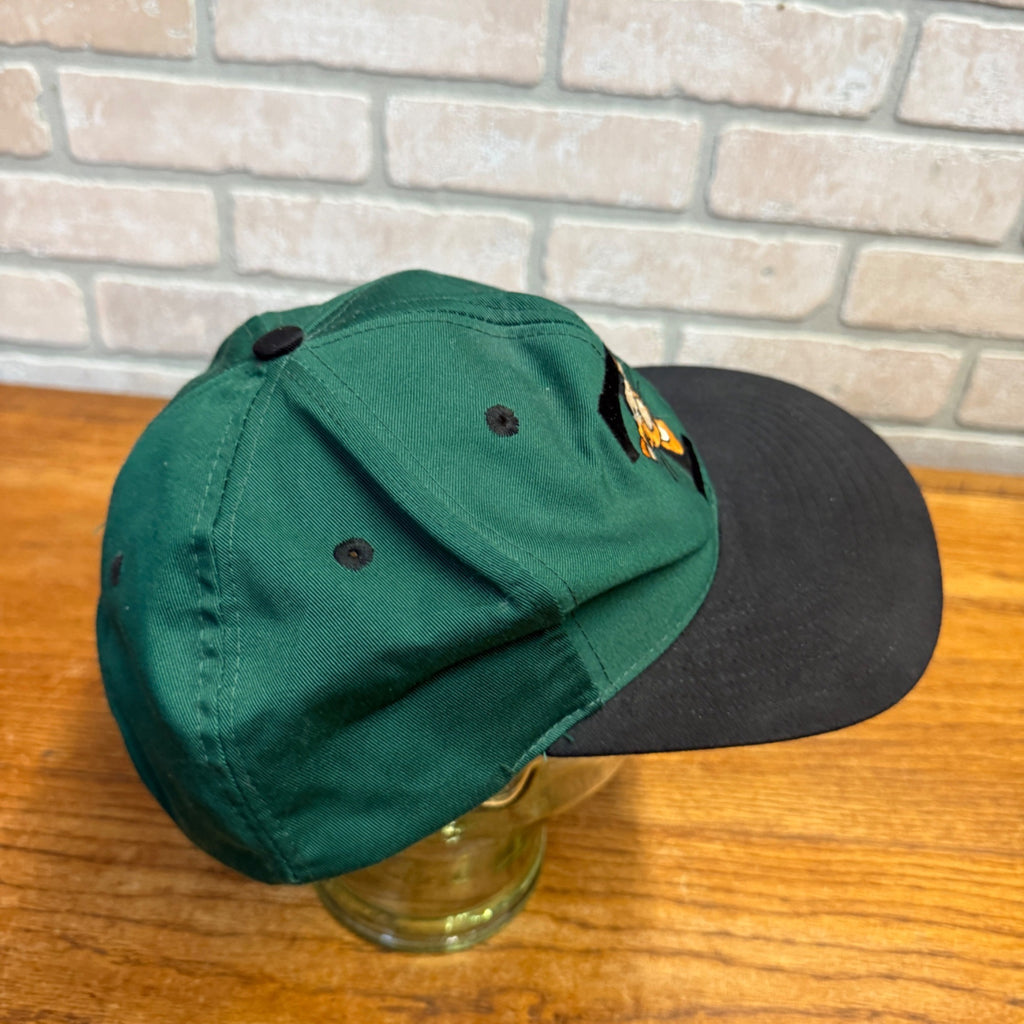 Vintage 90’s Disney Store Tigger SnapBack Hat Teal Black Embroidered Winnie Pooh