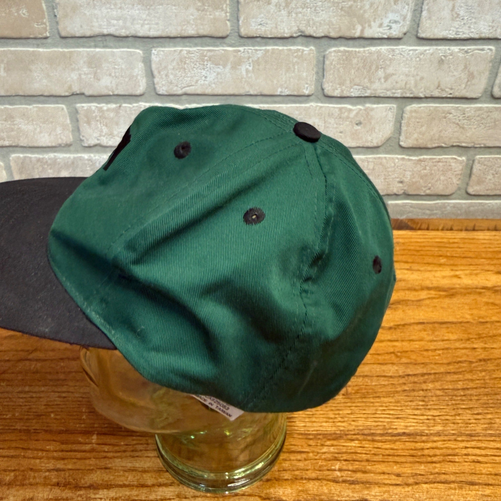 Vintage 90’s Disney Store Tigger SnapBack Hat Teal Black Embroidered Winnie Pooh